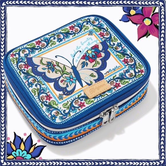 New w Tag: Brighton Butterfly Garden Jewelry or Travel Case. 2024 - Picture 5 of 12